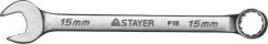 Ключ комбинированный гаечный STAYER MASTER 15 мм 27085-15