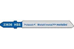 Полотна лобзиковые металлу classic 5 шт 66/ 0,7 мм METABO 623636000