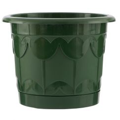 Горшок Тюльпан с поддоном зеленый 1,4 литра PALISAD 69236