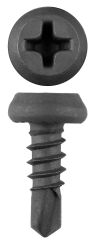 Саморезы по металлу со сверлом черные 3.8x11 мм 50 шт ЗУБР МАСТЕР 300136-38-11