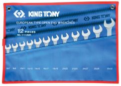 Набор рожковых ключей 6-32 мм 12 предметов KING TONY 1112MRN