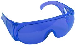 Очки защитные STAYER STANDARD поликарбонатная монолинза с боковой вентиляцией голубые 11047