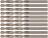 Сверла по металлу HSS полированные 5,0x86 мм (10 шт.) КУРС 33682