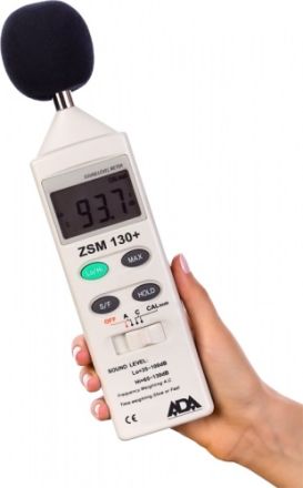 Измеритель уровня шума ADA ZSM 130+ (измеритель, чехол, батарея) А00112