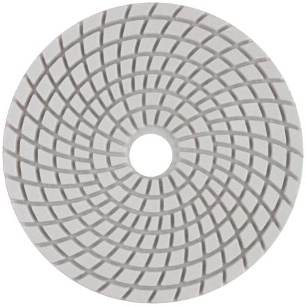 Алмазный гибкий шлифовальный круг липучка влажное шлифование 100 мм Р400 FIT 39844