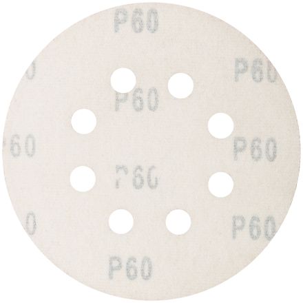 Шлифовальный абразивный круг на ворсовой основе под &quot;липучку&quot; Р60 125 мм 5 шт Profi CUTOP 85-618