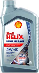 Моторное масло Helix High Mileage 5W-40 1 л SHELL 550050426