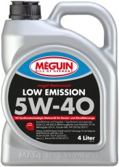 Масло моторное синтетическое Megol Motorenoel Low Emission 5W-40 4 л MEGUIN 6675
