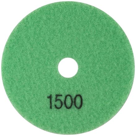 Алмазный гибкий шлифовальный круг липучка влажное шлифование 100 мм Р1500 FIT 39846