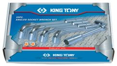 Набор торцевых L-образных ключей 6-32 мм 26 предметов KING TONY 1826MR