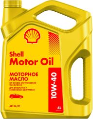 Моторное масло Motor Oil 10W-40 4 л SHELL 550051070
