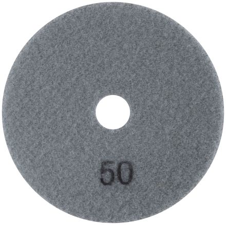 Алмазный гибкий шлифовальный круг липучка сухое шлифование 100 мм Р50 FIT 39851
