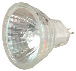 Лампа галогенная СВЕТОЗАР с защитным стеклом, цоколь GU4, диаметр 35мм, 35Вт, 12В SV-44713