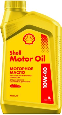 Моторное масло Motor Oil 10W-40 1 л SHELL 550051069