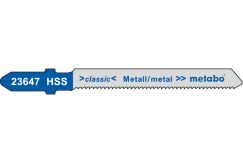 Полотна лобзиковые по металлу classic 5 шт 51/ 1,2 мм METABO 623647000