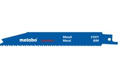 Пильное полотно для сабельной пилы 2 шт металл pionier 150x 0,9 мм METABO 631911000