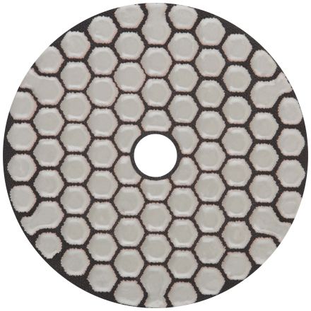 Алмазный гибкий шлифовальный круг липучка сухое шлифование 100 мм Р100 FIT 39852