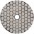 Алмазный гибкий шлифовальный круг липучка сухое шлифование 100 мм Р100 FIT 39852