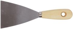 Шпатель &quot;Лайт&quot;, стальное лезвие, деревянная ручка 80 мм КУРС 06006