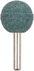Шарошка абразивная ( по камню, мрамору, кафелю), хвостовик 6 мм, сфера 25 мм FIT 36974