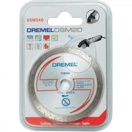 Алмазный отрезной диск 77 мм для DSM20 DREMEL 2615S540JA