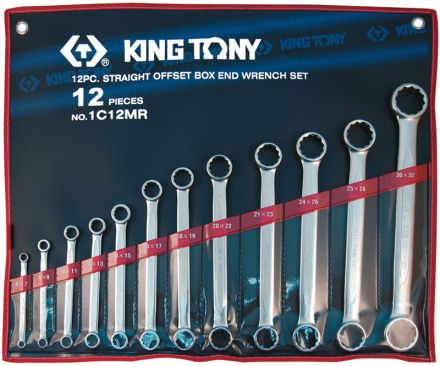 Набор накидных ключей 6-32 мм 12 предметов KING TONY 1C12MR