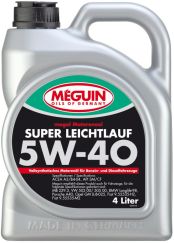 Масло моторное синтетическое Megol Motorenoel Super Leichtlauf 5W-40 4 л MEGUIN 4355