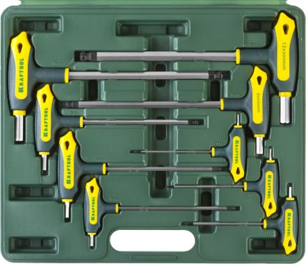 Набор ключей имбусовых HEX с шаром KRAFTOOL INDUSTRIE 9 шт 27454-H9