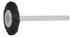 Щетка нейлоновая радиальная на шпильке для гравера 22х3,2 мм L 42 мм 1 шт ЗУБР 35928