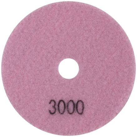 Алмазный гибкий шлифовальный круг липучка сухое шлифование 100 мм Р3000 FIT 39857