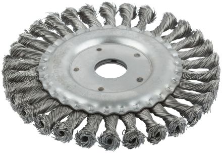 Корщетка-колесо стальная витая проволока 150x22.2мм MOS 38931М