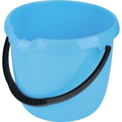 Ведро пластмассовое круглое 12 л голубое ELFE 92956