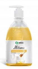 Жидкое крем-мыло &quot;Milana&quot; молоко и мед с дозатором 500 мл GRASS 126100