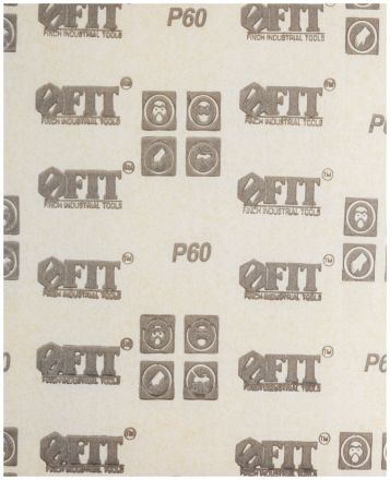 Шкурки наждачные на бумажной основе алюминий-оксидные в листах 230х280 мм 10 шт Р 60 FIT 38153