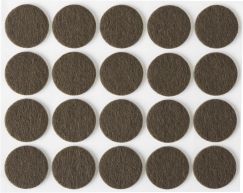 Накладки на мебельные ножки STAYER COMFORT самоклеящиеся фетровые коричневые круглые 22 мм 20 шт 40910-22