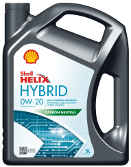 Моторное масло Helix HYBRID 0W-20 5 л SHELL 550056725