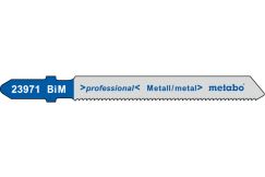 Полотна лобзиковые для металла professional 5 шт 51/ 1,2 мм METABO 623971000
