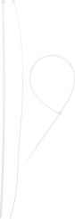 Хомуты нейлоновые белые ЗУБР 4,8x500 мм 100 шт 309010-48-500