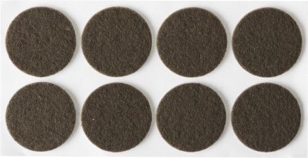 Накладки на мебельные ножки STAYER COMFORT самоклеящиеся фетровые коричневые круглые 25 мм 8 шт 40910-25