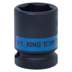 Головка ударная 1/2&quot; короткая 21 мм KING TONY 453521M