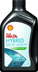 Моторное масло Helix HYBRID 0W-20 1 л SHELL 550056722