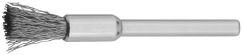 Щетка кистевая нержавеющая сталь на шпильке для гравера 5,0х3,2 мм L 42 мм 1 шт ЗУБР 35932