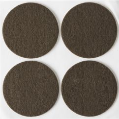 Накладки на мебельные ножки STAYER COMFORT самоклеящиеся фетровые коричневые круглые 50 мм 4 шт 40910-50