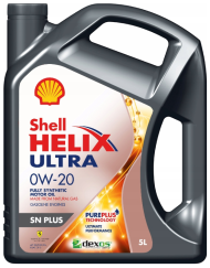 Моторное масло Helix Ultra SN PLUS 0W-20 5 л SHELL 550052652