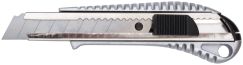 Нож технический 18 мм усиленный, металлич.корпус FIT 10250