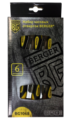 Набор отверток часовых 6 предметов BERGER BG1068