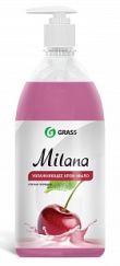 Жидкое крем-мыло &quot;Milana&quot; спелая черешня с дозатором 1000 мл GRASS 126401
