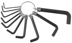 Набор ключей имбусовых 1.5-8 мм DEXX HEX 10шт 27403-H10