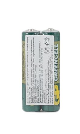 Батарейки AAA LR03 2 шт GP GREENCELL 24G-OS2