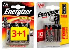 Комплект батареек AA и AAA 8 шт ENERGIZER MAX ENRMAXAA4AAA4